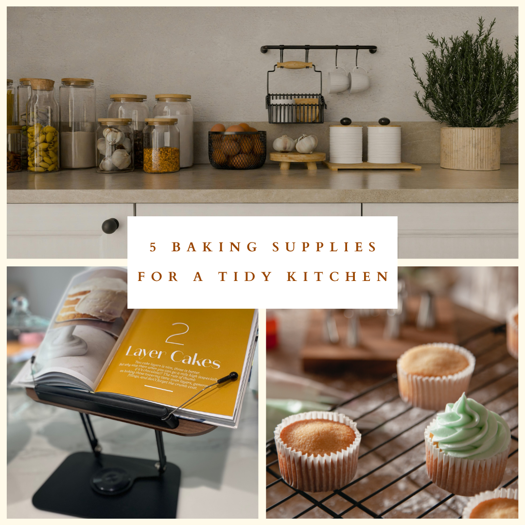 5 Must-Have Baking Supplies to Keep Your Kitchen Tidy